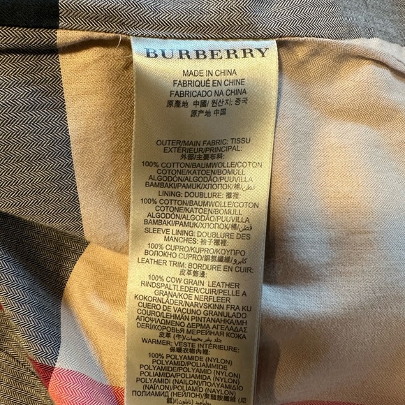 Burberry Brit Womens Trench Coat - Size 10 - Picture 9 of 11